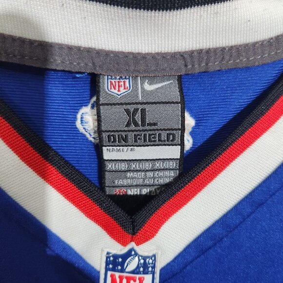 NFL Buffalo Bills Taylor 5 Blue boys XL Jersey By Nike flaw cropped - Picture 2 of 16